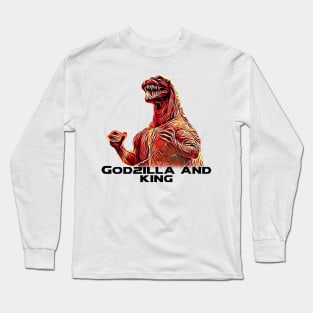 Godzilla and king Long Sleeve T-Shirt